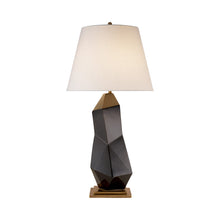 Load image into Gallery viewer, Bayliss Table Lamp in Black Porcelain.
