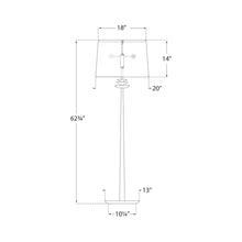 Load image into Gallery viewer, Beaumont Floor Lamp - line drawing.

