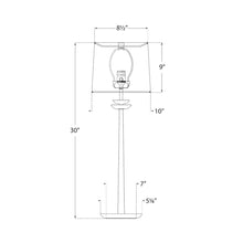 Load image into Gallery viewer, Beaumont Table Lamp - line drawing.
