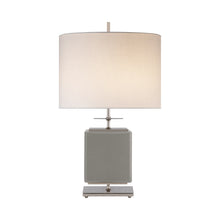 Load image into Gallery viewer, Beekman Table Lamp in Wide/Grey.
