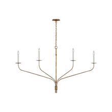 Load image into Gallery viewer, Belfair LED Chandelier in Gilded Iron (4-Light).

