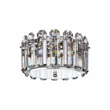 Load image into Gallery viewer, Bonnington Flush Mount Ceiling Light in Polished Nickel/Crystal (Small).
