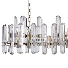 Load image into Gallery viewer, Bonnington Linear Chandelier in Detail.
