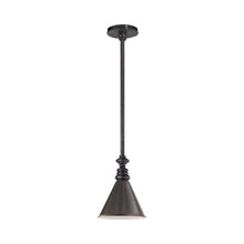 Load image into Gallery viewer, Boston Pendant Light in Bronze/Bronze Slant.
