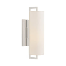 Load image into Gallery viewer, Bowen LED Wall Light in Polished Nickel.
