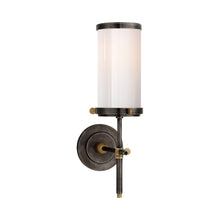 Load image into Gallery viewer, Bryant Bath Wall Light in Bronze/Hand-Rubbed Antique Brass.
