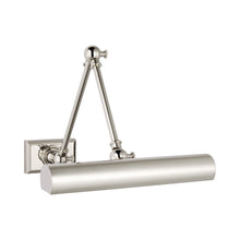 Load image into Gallery viewer, Cabinet Maker LED Picture Light in Polished Nickel (Small).
