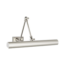 Load image into Gallery viewer, Cabinet Maker LED Picture Light in Polished Nickel (Large).
