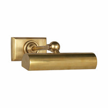 Load image into Gallery viewer, Cabinet Makers Picture Light in Hand-Rubbed Antique Brass (Small).
