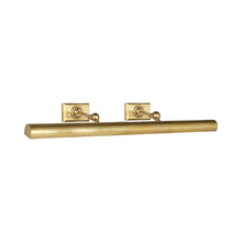 Load image into Gallery viewer, Cabinet Makers Picture Light in Hand-Rubbed Antique Brass (X-Large).
