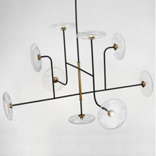 Load image into Gallery viewer, Calvino LED Chandelier in Detail.
