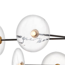 Load image into Gallery viewer, Calvino Radial LED Chandelier in Detail.
