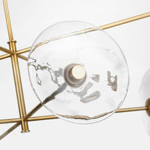 Load image into Gallery viewer, Calvino Radial LED Chandelier in Detail.
