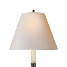 Load image into Gallery viewer, Candlestick Swing Arm Wall Light in Detail.
