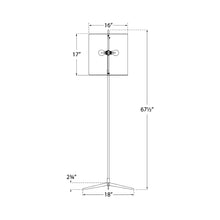 Load image into Gallery viewer, Caron Floor Lamp - line drawing.
