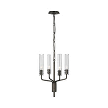 Load image into Gallery viewer, Casoria LED Chandelier in Bronze.
