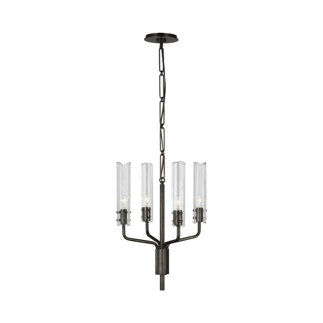 Casoria LED Chandelier in Bronze.