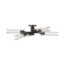 Load image into Gallery viewer, Casoria LED Flush Mount Ceiling Light in Bronze.
