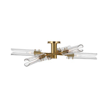 Load image into Gallery viewer, Casoria LED Flush Mount Ceiling Light in Hand-Rubbed Antique Brass.
