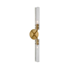 Load image into Gallery viewer, Casoria Vanity LED Wall Light in Hand-Rubbed Antique Brass.

