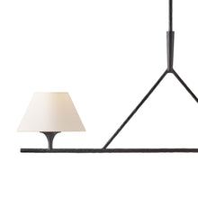 Load image into Gallery viewer, Cesta Linear Pendant Light in Detail.
