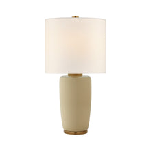 Load image into Gallery viewer, Chado Table Lamp in Coconut Porcelain.

