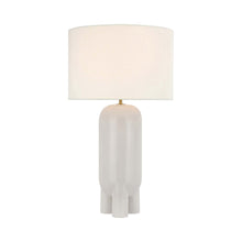 Load image into Gallery viewer, Chalon LED Table Lamp in New White.
