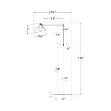 Load image into Gallery viewer, Charlton Floor Lamp - line drawing.
