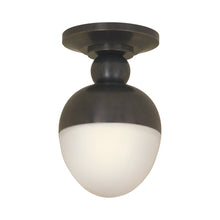 Load image into Gallery viewer, Clark Flush Mount Ceiling Light in Bronze.
