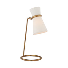 Load image into Gallery viewer, Clarkson Table Lamp in Hand-Rubbed Antique Brass.
