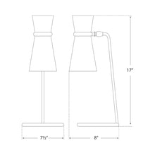 Load image into Gallery viewer, Clarkson Table Lamp - line drawing.
