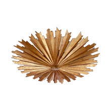 Load image into Gallery viewer, Claymore LED Flush Mount Ceiling Light in Gilded Iron(Large).
