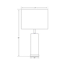 Load image into Gallery viewer, Cliff Table Lamp - line drawing.
