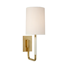 Load image into Gallery viewer, Clout Wall Light in Soft Brass.
