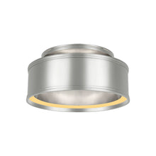 Load image into Gallery viewer, Connery LED Flush Mount Ceiling Light in Polished Nickel (14-Inch).
