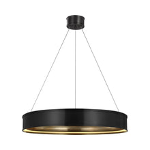 Load image into Gallery viewer, Connery Ring LED Chandelier in Bronze (30-Inch).
