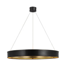 Load image into Gallery viewer, Connery Ring LED Chandelier in Bronze (40-Inch).
