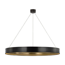 Load image into Gallery viewer, Connery Ring LED Chandelier in Bronze (50-Inch).
