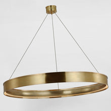 Load image into Gallery viewer, Connery Ring LED Chandelier in Detail.
