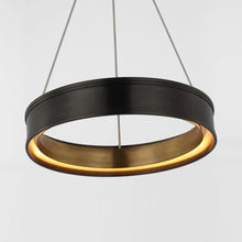 Load image into Gallery viewer, Connery Ring LED Chandelier in Detail.
