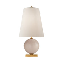 Load image into Gallery viewer, Corbin Table Lamp in Blush.
