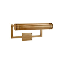 Load image into Gallery viewer, Cosmopolitan Picture Light in Hand-Rubbed Antique Brass (Small).
