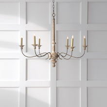 Load image into Gallery viewer, Country Chandelier in Detail.
