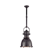 Load image into Gallery viewer, Country Industrial Pendant Light in Bronze/Bronze (Small).
