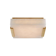 Load image into Gallery viewer, Covet LED Flush Mount Ceiling Light in Antique-Burnished Brass (Small).
