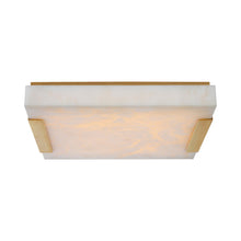 Load image into Gallery viewer, Covet LED Flush Mount Ceiling Light in Antique-Burnished Brass (Large).
