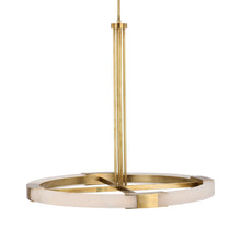Load image into Gallery viewer, Covet Ring LED Chandelier in Detail.
