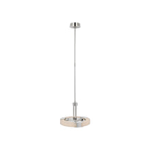 Load image into Gallery viewer, Covet Ring LED Chandelier in Polished Nickel (Small).
