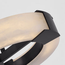 Load image into Gallery viewer, Covet Ring LED Semi Flush Mount Ceiling Light in Detail.
