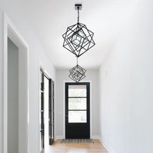 Load image into Gallery viewer, Cubist Chandelier in hallway.
